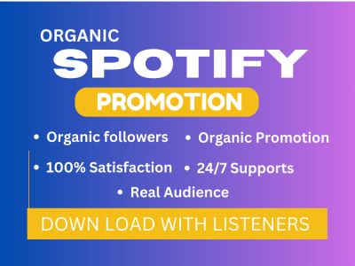 Organic music ads to promote your Spotify music and get followers.