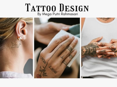 A stunning minimalist tattoo design