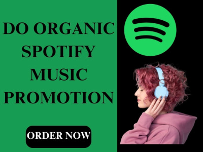 Organic Spotify music promotion spotify playlist and listeners