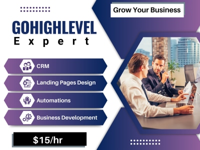GHL Account manager, GHL Expert, Automation Specialist, Click Funnels, CRM