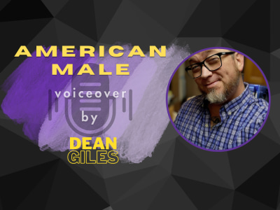 A professional american male voice over