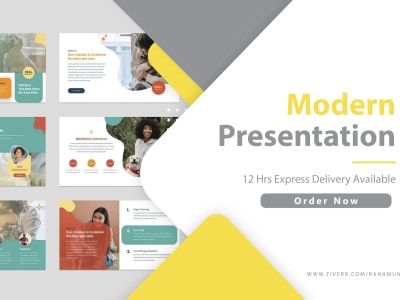 A Modern PowerPoint , Prezi or Google Slide Presentation