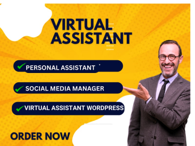Personal assistant social media manager personal virtual assistant for you