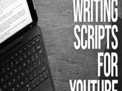 I will do script writing screenplay youtube and movie script screenwriting