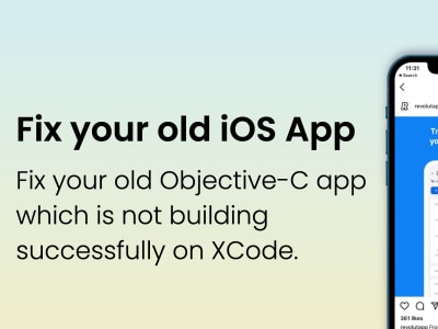 Error Free Objective-C iOS project -Fixing iOS app plagued by outdated code