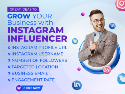 Instagram Influencers List of any Targeted Niche for Influencer Marketing.
