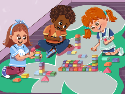 An amazing illustration for kids
