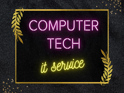Computer technician, computer tech fix, laptop fix, it support service desk