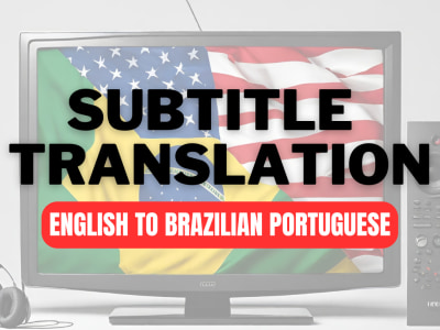 Translation subtitles from English to Brazilian Portuguese