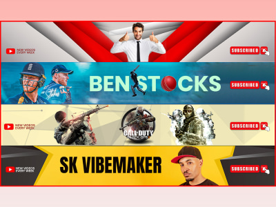 Do youtube banners, facebook, web banners within 24 hours