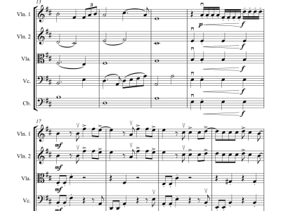 A recreated, duplicated, or transcribed musical score in PDF, MIDI XML