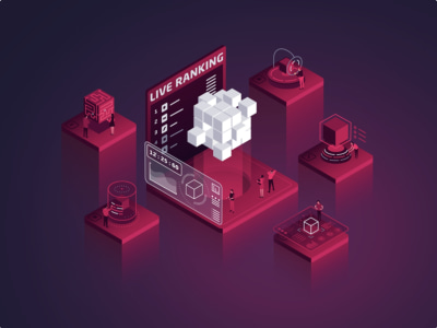 High-quality isometric illustrations, all styles, digital and print.
