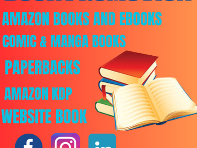 Amazon book promotion, comic manga book amazon kindle promotion