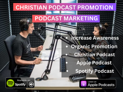 Podcast marketing or Christian podcast promotion to a targeted audience