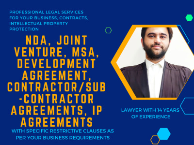 A strong & sound Contract protecting your business Idea