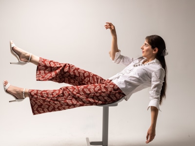 Indoor studio portrait photography