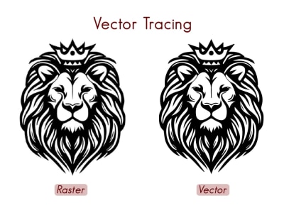 Vector Tracing, Convert Raster to Vector, High Res. Vector File ...