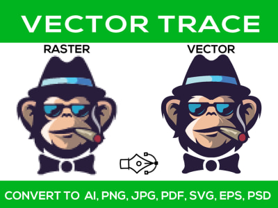 Vectorize | redraw | convert | recreate | redesign your raster logo