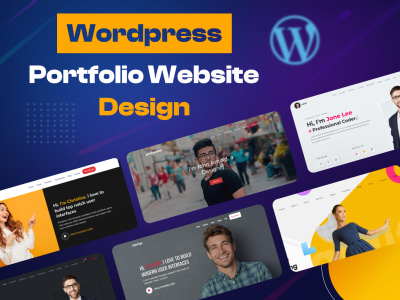 A personal resume, a portfolio website with WordPress