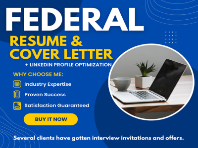 A Professional Federal Resume and Cover Letter [24 Hours]