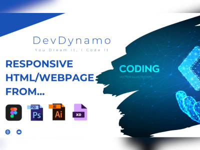Captivating website using HTML/CSS/JS | Landing Pages | Responsive | Upwork