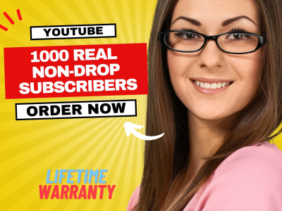 1000 plus Youtube Channel Subscribers with life time guaranteed