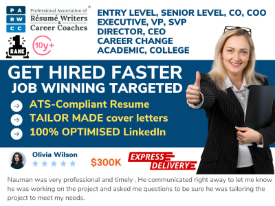 ATS Resume Writing, CV, Cover Letter, LinkedIn, Art & Design Resume Writing