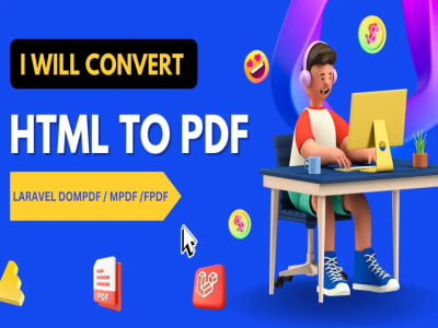 HTML to PDF using DOMPDF in PHP (Laravel) | Upwork