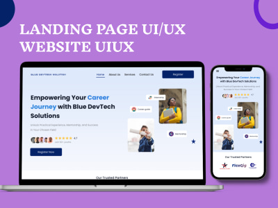 A UI UX designer, website design and ui ux landing page in Figma | Upwork