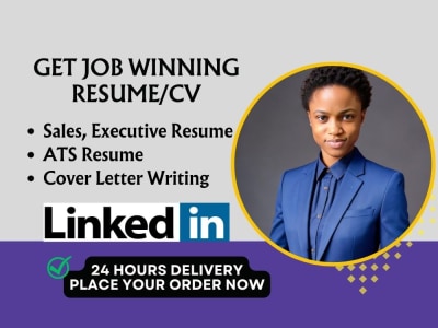 Sales, marketing resume, banking and finance resume or CV with cover letter