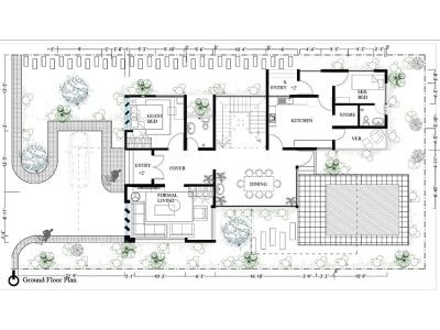 A complete set of Architectural Drawings of the House/Building