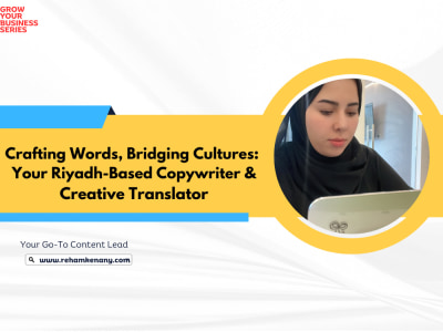 Creative copywriting & contentwriting Arabic-English