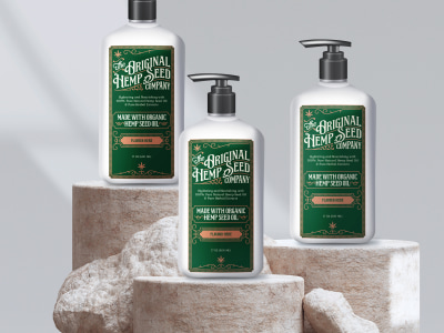 Custom illustration for vintage packaging design