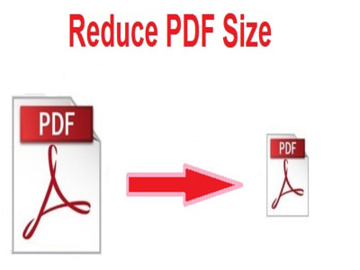 Reduced-size PDF documents without losing quality.