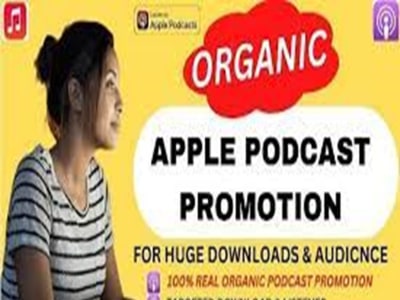 Organic Apple podcast Promotion and get more downloads