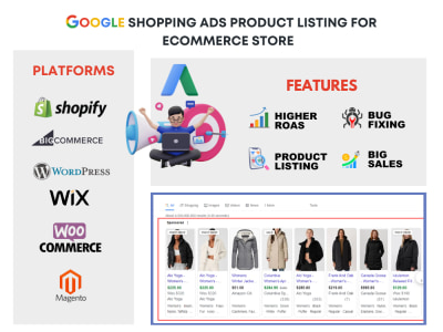 Boost your Sales | E-commerce | Shopping | Products Listing Advertising