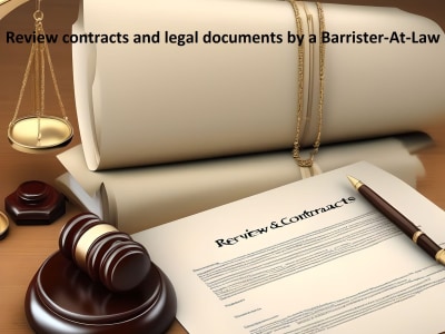 Contracts reviewed by a Barrister-At-Law