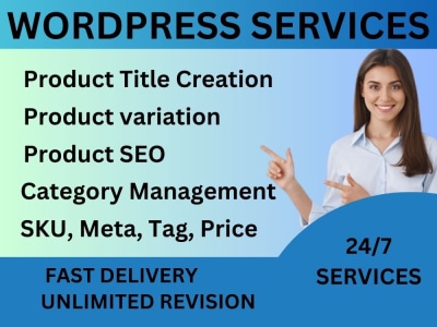 WordPress Product Listing Services