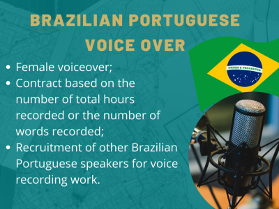 A Professional Brazilian Portuguese Voice Over