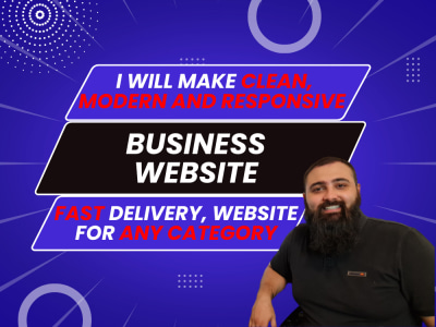 A personal portfolio website, business website