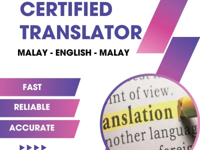 Translation for Malay - English - Malay