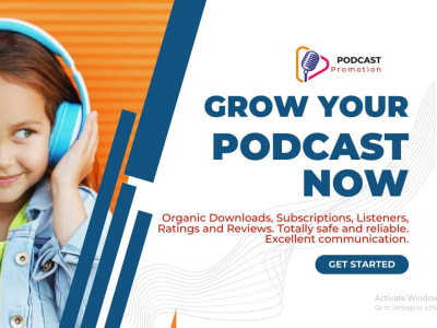 Organic Apple podcast Promotion for huge Downloads and Ratings