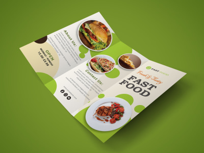 Professional Promotional Trifold Bifold Brochure Design for Your Business