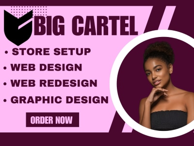 A responsive big cartel ecommerce store, Premium Bigcartel Design,.