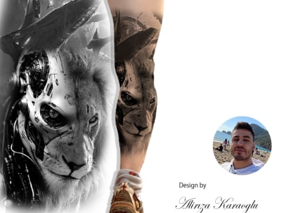 Tattoo design by a professional designer.