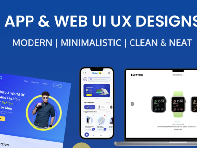 An Professional Clean ui ux design for App & Website Design | Upwork