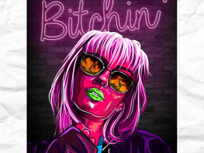 High Quality Hand Drawn Digital Illustration ( No Ai )