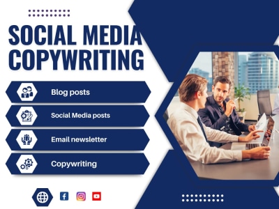 Social media content for Facebook,Instagram, Tiktok, Snapchat-Copywriter