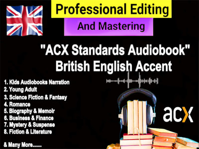 British Male Audiobook Narrator Who Narrates The Audiobook To ACX Standards