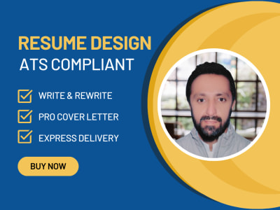 Professional resume cover letter CV & revamped ATS resume and cover letters